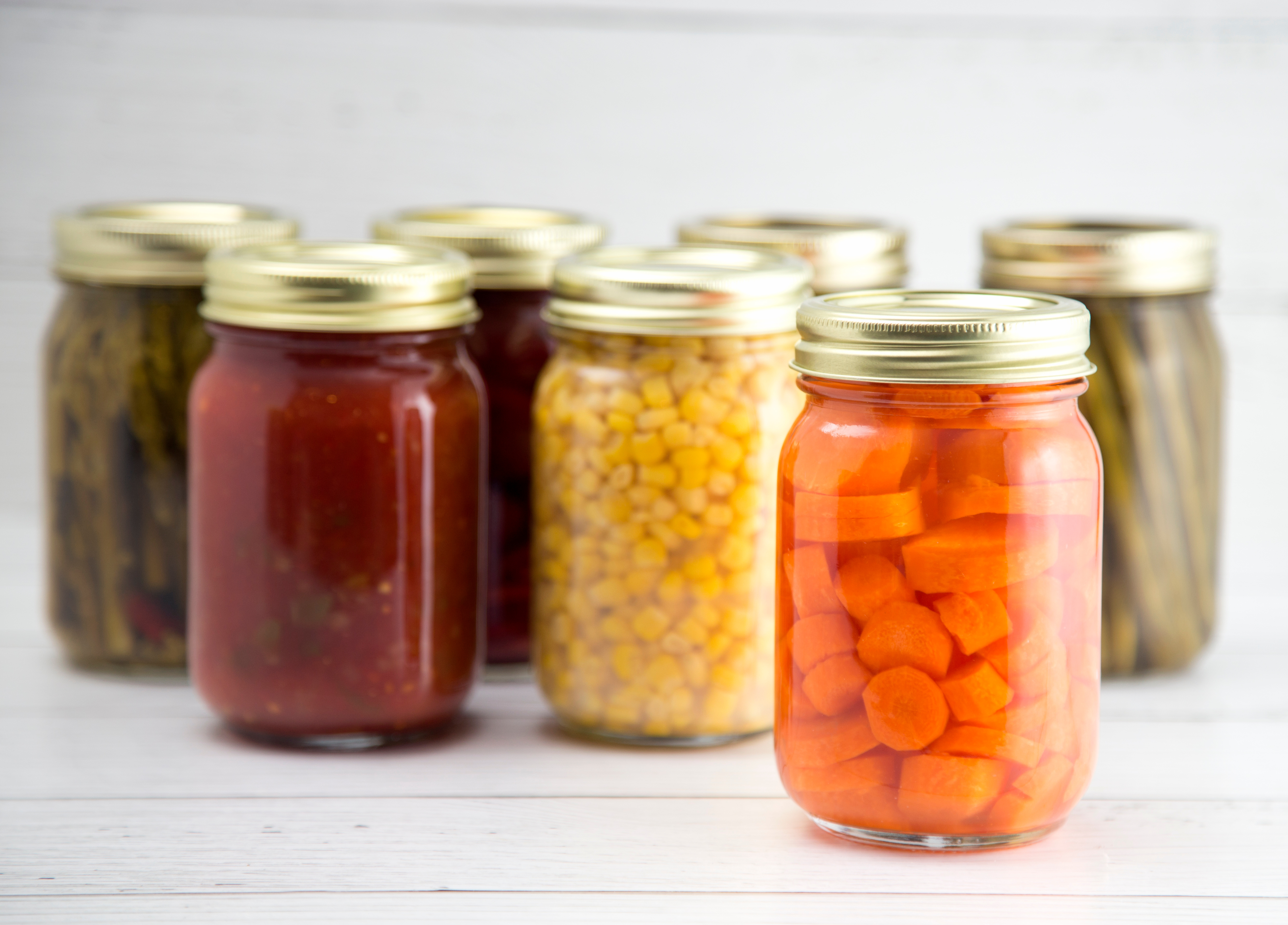 Canned vegetables
